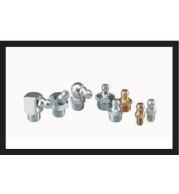 Grease Nipples – Zerk Fittings for Centralized Lubrication Systems – Steel Zinc Plated, SS 316, Metric DIN 71412 M6-M18, Straight, 45° and 90° Angles, Button Head for Heavy Machinery and Vehicles